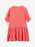 Robe boutonnée en gaze de coton rouge 4 - vertbaudet enfant 