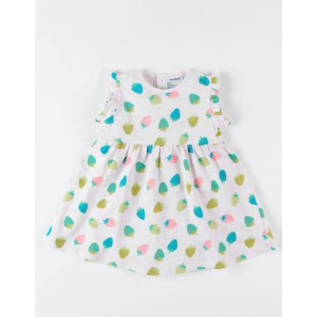 Robe jersey imprimé fraises BLANC 4 - vertbaudet enfant 