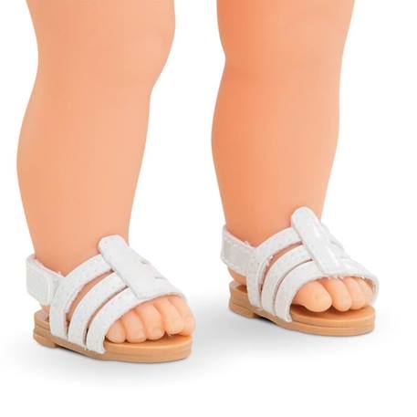 Sandales pour poupée Ma Corolle de 36 cm - COROLLE - Blanc - Été - Mixte BLANC 3 - vertbaudet enfant 