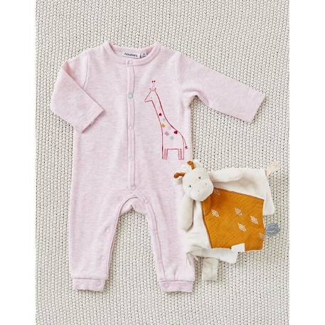 Pyjama sans pied girafe en jersey ROSE 1 - vertbaudet enfant 