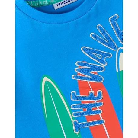 T-shirt imprimé planche de surf  manches courtes BLEU 4 - vertbaudet enfant 