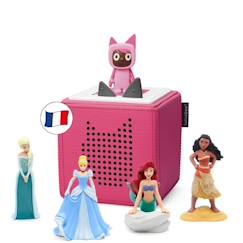 Jouet-Jeux vidéos et jeux d'arcade-Jeux vidéos-tonies® - Coffret Toniebox Au Royaume des Princesses  - Rose - Conteuse d'histoires