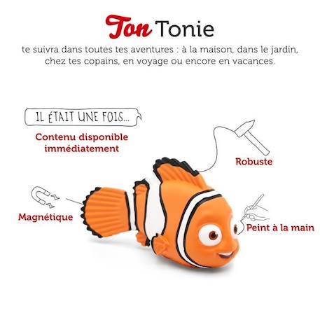 Figurine Audio TONIES® - Disney - Le Monde de Nemo - Enfant - Blanc BLANC 2 - vertbaudet enfant 