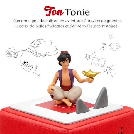 tonies® - Figurine Tonie - Disney - Aladdin - Figurine Audio pour Toniebox BLEU 3 - vertbaudet enfant 