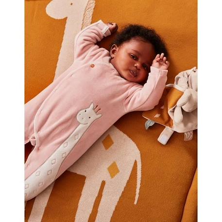 Bébé-Pyjama dors-bien girafe en velours