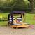 KidKraft - Double chaise longue en bois pour enfant avec auvent - Bleu marine MARRON 3 - vertbaudet enfant 