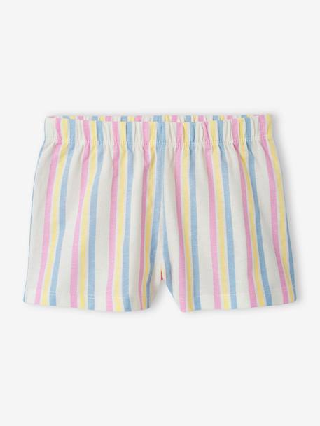 Pyjashort fille 'Meilleure Sister' jaune pastel 4 - vertbaudet enfant 