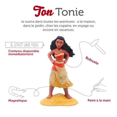 tonies® - Figurine Tonie - Disney - Vaiana - Figurine Audio pour Toniebox ORANGE 2 - vertbaudet enfant 