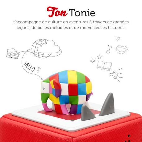 tonies® - Figurine Tonie - Elmer - Elmer Et Ses Amis - Figurine Audio pour Toniebox BLANC 3 - vertbaudet enfant 