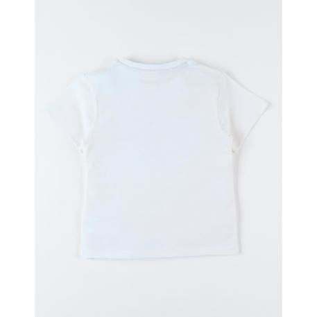 T-shirt à manches courtes en jersey imprimé mer BEIGE 3 - vertbaudet enfant 