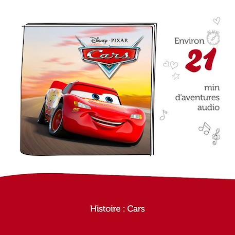 tonies® - Figurine Tonie - Disney - Cars - Figurine Audio pour Toniebox ROUGE 4 - vertbaudet enfant 