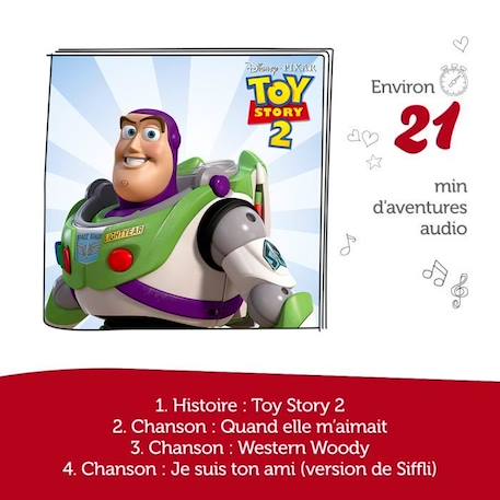 tonies® - Figurine Tonie - Disney - Toy Story 2 - Buzz l'Eclair - Figurine Audio pour Toniebox BLANC 4 - vertbaudet enfant 