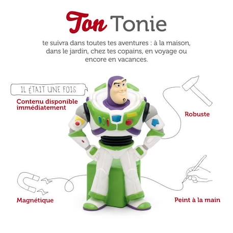 tonies® - Figurine Tonie - Disney - Toy Story 2 - Buzz l'Eclair - Figurine Audio pour Toniebox BLANC 2 - vertbaudet enfant 