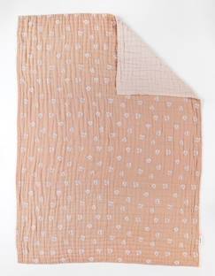 Linge de maison et décoration-Linge de lit bébé-Couverture, édredon-Couverture en mousseline de coton imprimé léopard 75 x 100 cm - NOUKIE'S - Marron - Bébé - Coton