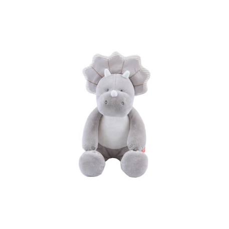 Peluche - NOUKIE'S - Ops - Veloudoux gris ultra doux - Mousseline de coton BIO - Pour bébé BEIGE 4 - vertbaudet enfant 