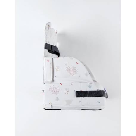 Réhausseur chaise déperlant imprimé - NOUKIE'S - Lina & Joy - Matière imperméable - Blanc - Bébé - Mixte BLANC 3 - vertbaudet enfant 