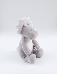 Jouet-Premier âge-Peluches-Peluche - NOUKIE'S - Ops - Veloudoux gris ultra doux - Mousseline de coton BIO - Pour bébé