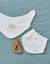 Set de 2 bavoirs bandana imprimé animalier - NOUKIE'S - Blanc - Bébé - 0 mois - Naissance BEIGE 2 - vertbaudet enfant 