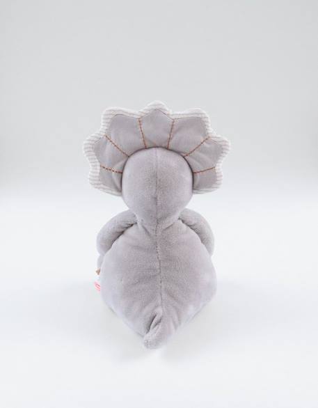 Peluche - NOUKIE'S - Ops - Veloudoux gris ultra doux - Mousseline de coton BIO - Pour bébé BEIGE 3 - vertbaudet enfant 