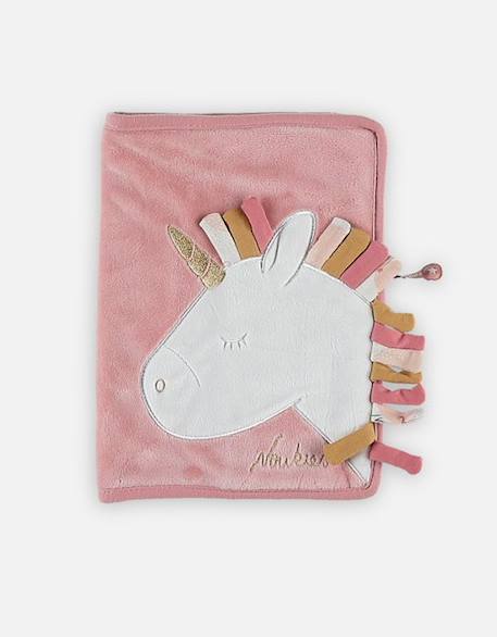 Protège carnet de santé Veloudoux® Lina & Joy ROSE 1 - vertbaudet enfant 