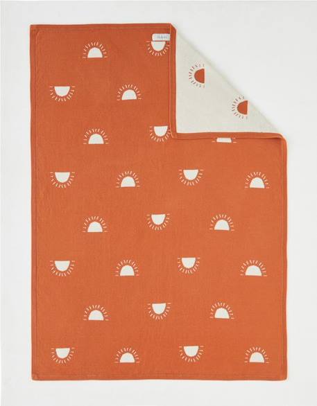 Couverture - NOUKIE'S - Babou & Kendi - 75 x 100 cm - Coton - Mixte MARRON 1 - vertbaudet enfant 