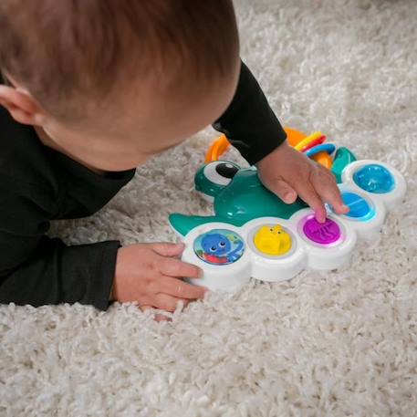 BABY EINSTEIN Ocean Explorers Neptune's Busy Bubbles jouet d'activité sensorielle, lumières et musiques interactives, dès 3 mois BLANC 3 - vertbaudet enfant 