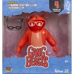 -Gang Beasts® - 1 Figurine Articulée de 11,5 cm - Lot #1 - Figurines de Collection - Jeux Vidéos - Lansay