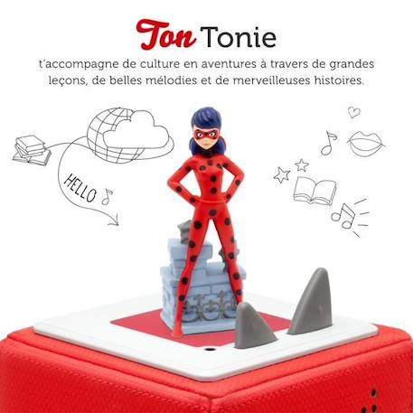 tonies® - Figurine Tonie - Miraculous - Ladybug - Figurine Audio pour Toniebox ROUGE 3 - vertbaudet enfant 