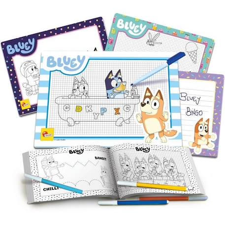 Ecole de dessin - Bluey drawing school - Kit complet pour apprendre à dessiner - LISCIANI BLANC 4 - vertbaudet enfant 