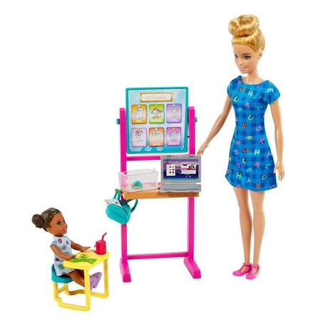 Coffret Maîtresse d’école - Barbie - Poupée Mannequin - 3 ans et + BLANC 6 - vertbaudet enfant 