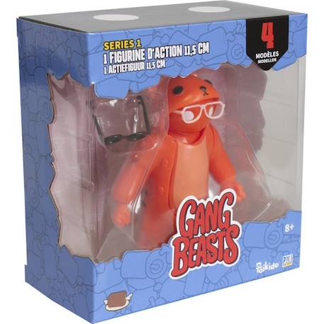 Gang Beasts® - 1 Figurine Articulée de 11,5 cm - Lot #1 - Figurines de Collection - Jeux Vidéos - Lansay ORANGE 2 - vertbaudet enfant 
