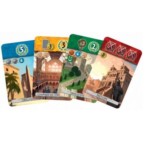 Asmodée - Repos Production - 7 Wonders : Duel - Unbox Now- Jeu de société - À partir de 10 ans - 2 joueurs - 30 minutes BLANC 4 - vertbaudet enfant 