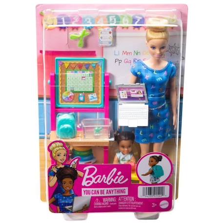 Coffret Maîtresse d’école - Barbie - Poupée Mannequin - 3 ans et + BLANC 5 - vertbaudet enfant 