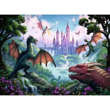 Puzzle enfants 300 p XXL Dragon magique - Dès 9 ans - 13356 - Ravensburger BLANC 1 - vertbaudet enfant 