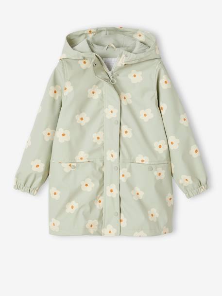 Fille-Manteau, veste-Ciré, trench-Ciré à capuche imprimé fille