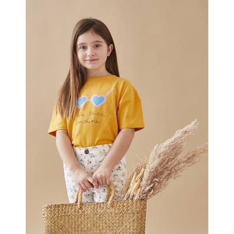 Set de 2 t-shirts en coton BIO BLANC 2 - vertbaudet enfant 