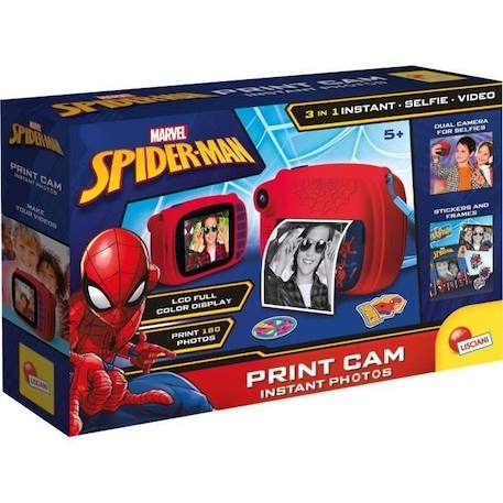 Appareil photo Spider Man à impression immédiate - Spider Man print cam - LISCIANI BLEU 2 - vertbaudet enfant 