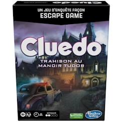 -Cluedo Escape Trahison au Manoir Tudor - jeu d'enquête façon escape game - 1 à 6 joueurs -dès 10 ans
