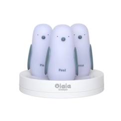 Linge de maison et décoration-Chemin lumineux 3 veilleuse enfant Olala® - Veilleuse USB animal Pingouin pour ambiance apaisante [ Veilleuse sans fil ]