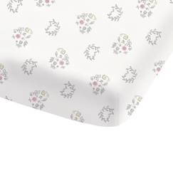 Drap-housse imprimé 100% coton, DISNEY LES ARISTOCHATS CHAMPETRE. Taille : 90x190cm  - vertbaudet enfant