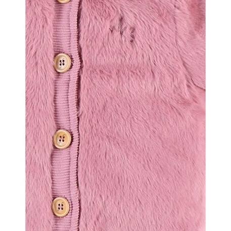 Veste à capuche en sherpa ROSE+VERT 3 - vertbaudet enfant 