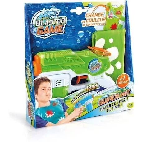 Blaster Game -  Compact Kit 1 pistolet à eau et 1 dossard - Canal Toys VERT 1 - vertbaudet enfant 