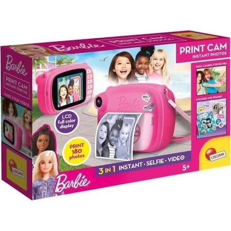 Appareil photo Barbie à impression immédiate - Barbie print cam - LISCIANI ROSE 2 - vertbaudet enfant 