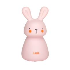 Puériculture-Veilleuse bebe fille couleur rose «Lois» de Olala® - Veilleuse de nuit motif lapin lumière led lampe de nuit [Veilleuse enfant led]