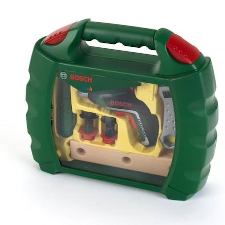 KLEIN - Mallette à outils Bosch avec visseuse électronique Ixolino II VERT 2 - vertbaudet enfant 