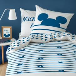 Linge de maison et décoration-Parure de lit imprimée 100% coton, DISNEY MICKEY SAIL. Taille : 240x220 cm