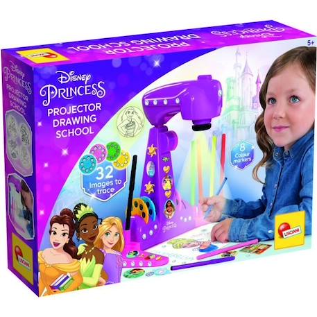 Projecteur école de dessin - Princess - pour dessiner les héroïnes Disney - LISCIANI VIOLET 1 - vertbaudet enfant 