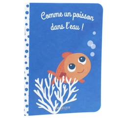 Jouet-Activités artistiques et musicales-Cahier Comme un poisson dans l eau ! Bleu