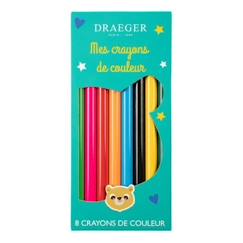 -Paris 8 crayons de couleur ours - 3045671063098