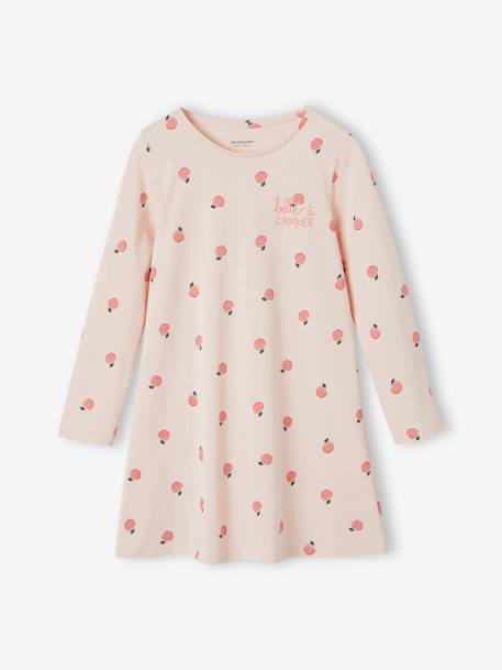 Lot de 2 chemises de nuit 'pommes' + legging rose 4 - vertbaudet enfant 